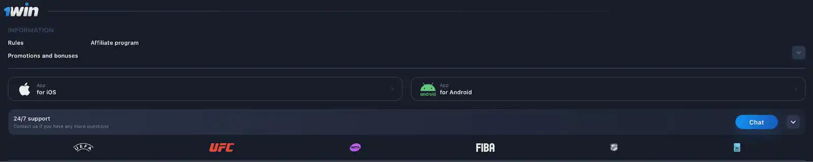 1win app